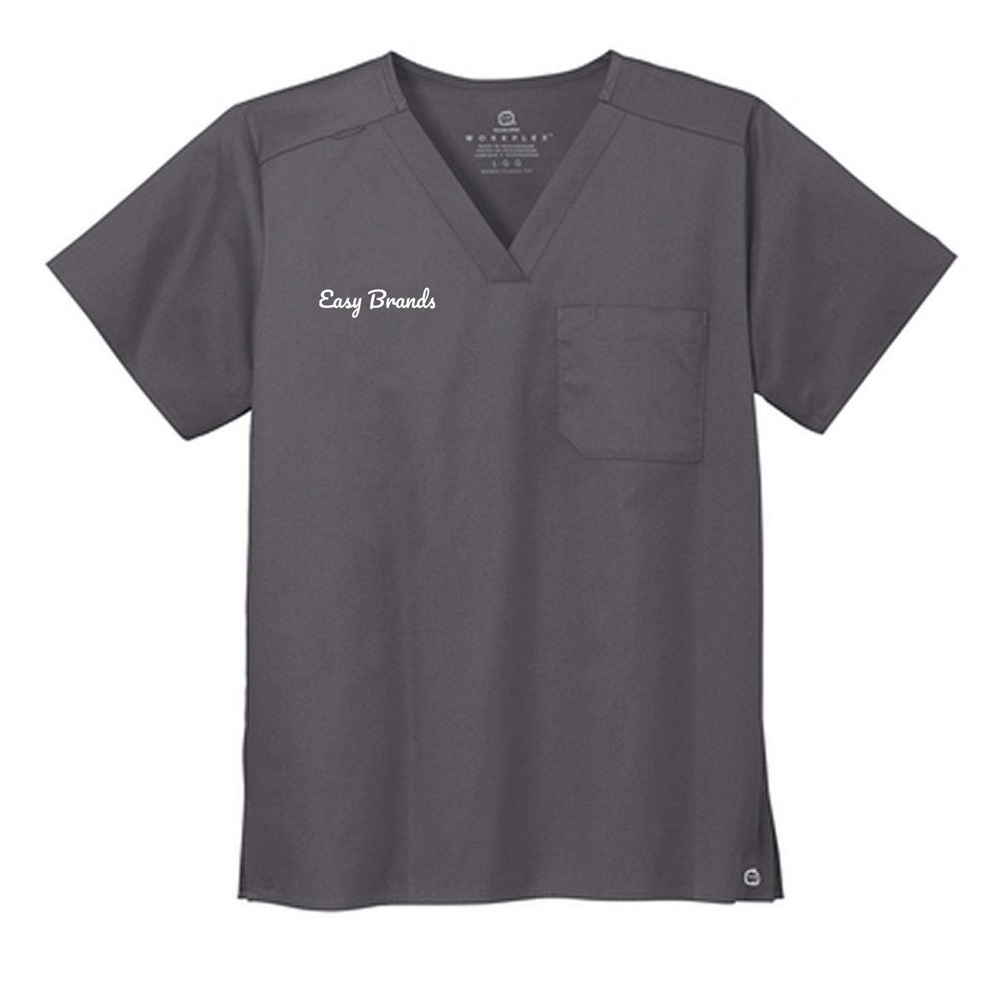 Wink® Unisex WorkFlex Chest Pocket V-Neck Top