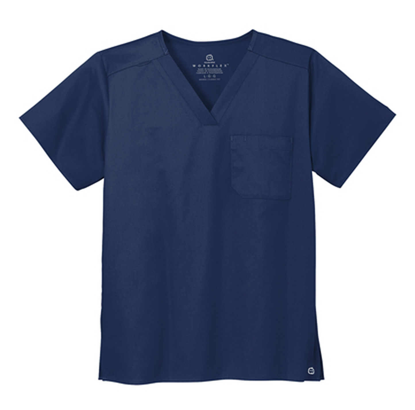 Wink® Unisex WorkFlex Chest Pocket V-Neck Top