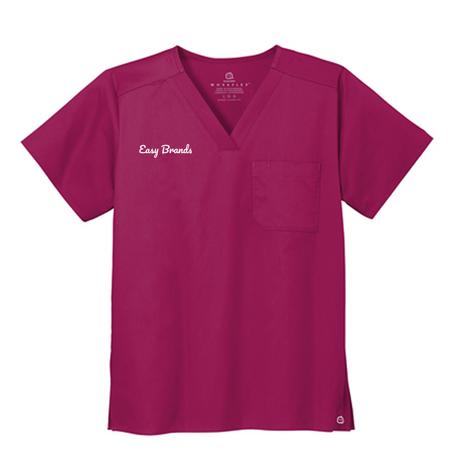 Wink® Unisex WorkFlex Chest Pocket V-Neck Top