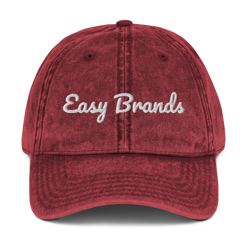 Vintage Cotton Twill Cap