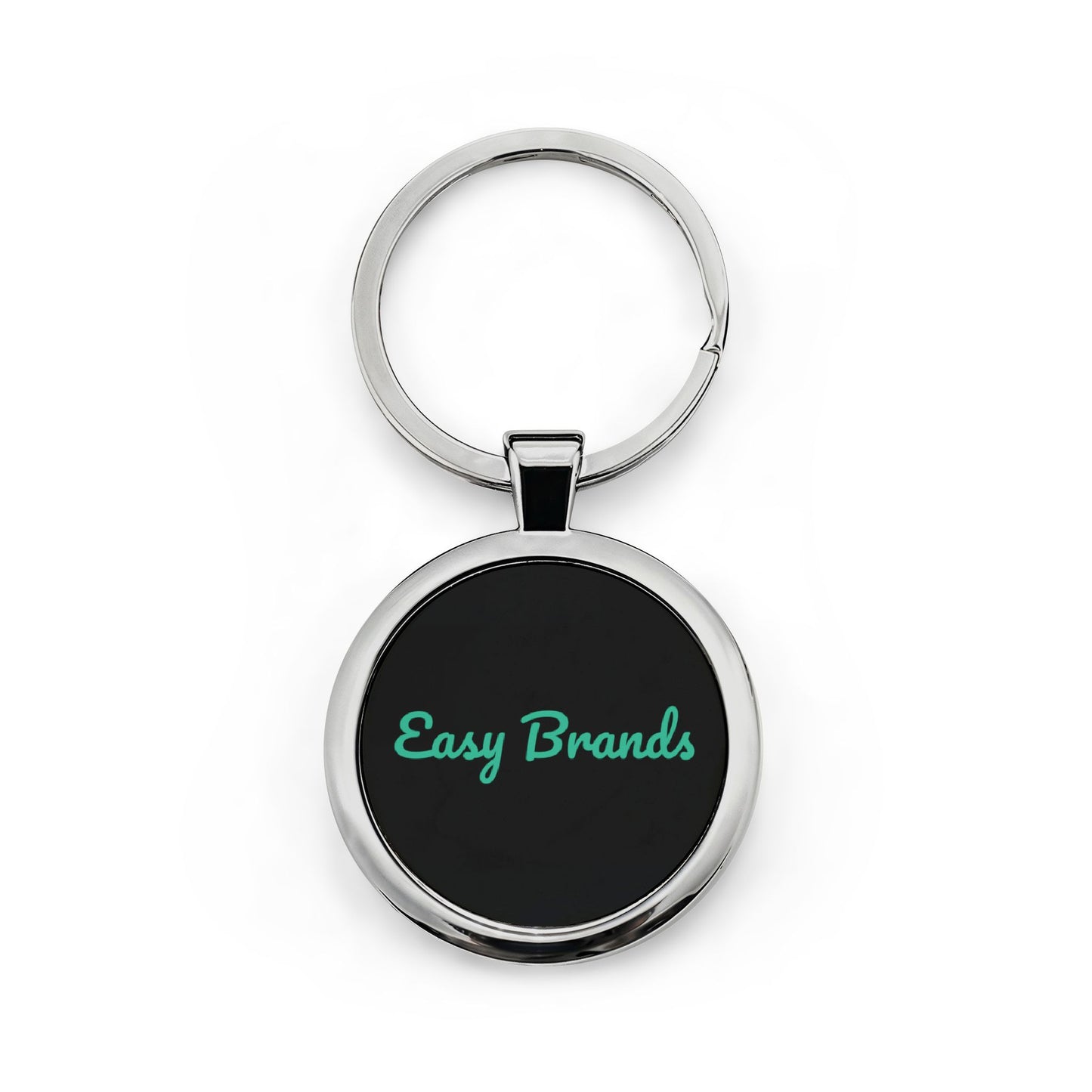 Round Stainless Steel Keychain
