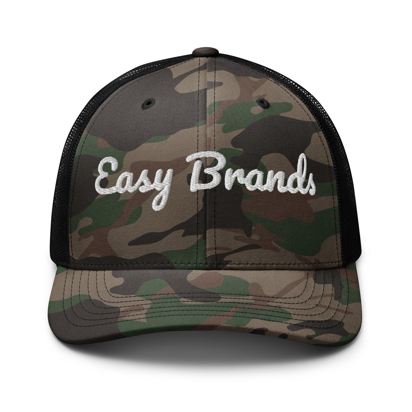 Camouflage trucker hat