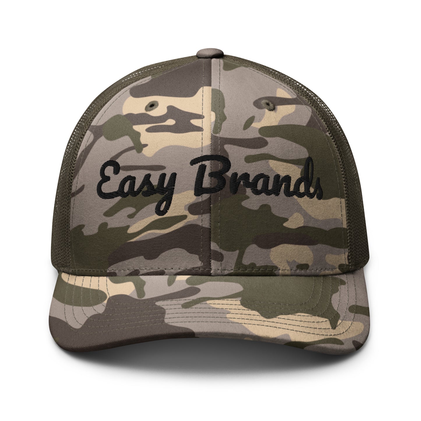 Camouflage trucker hat