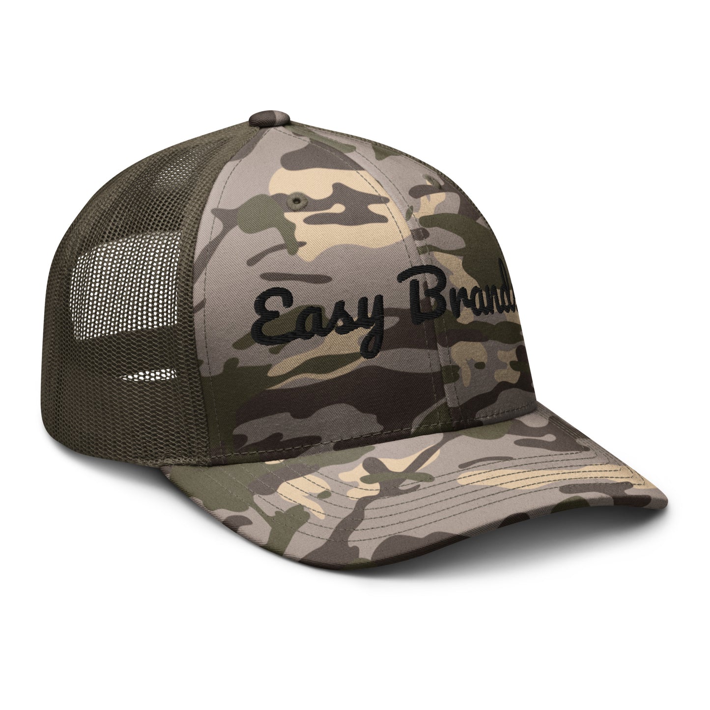 Camouflage trucker hat