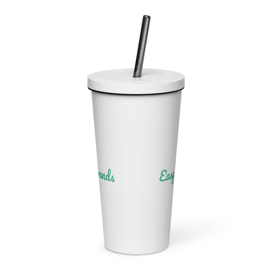 Insulated Tumbler With Straw